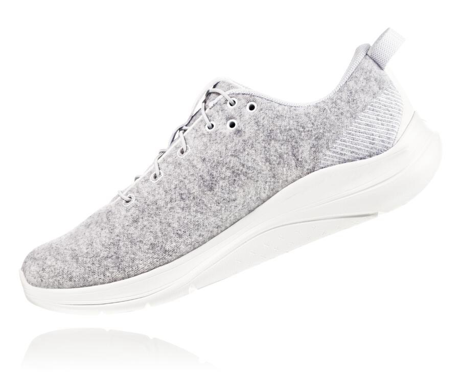 Hoka One One Løbesko Dame - Hupana Flow Wool - Grå - 485123UHC